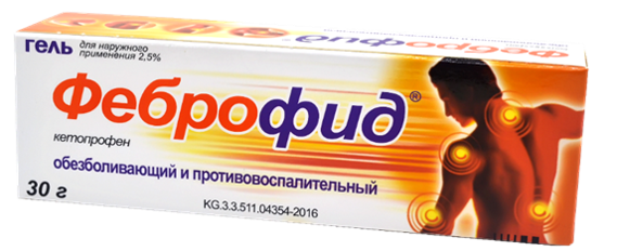 Феброфид MEDICINES Febrofid gel 2,5% 30g