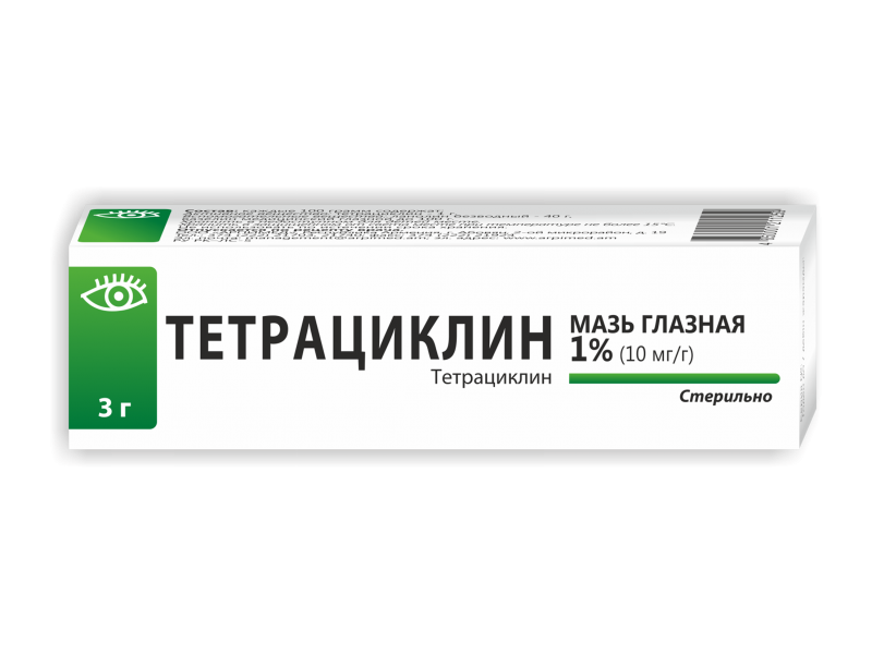 Тетрациклин MEDICINES Tetracycline eye ointment 1% 3g Arpimed