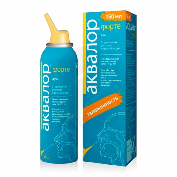 Аквалор MEDICINES Aqualor spray forte for children and adults 150ml