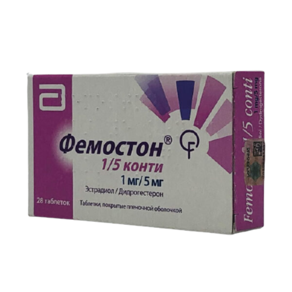 Фемостон MEDICINES Femoston tablets 1mg/5mg x 28