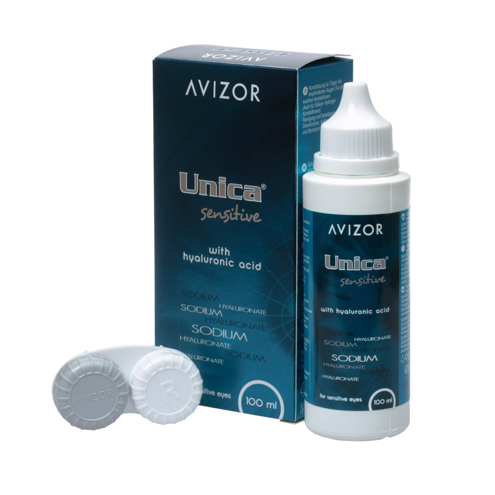 Раствор CARE PRODUCTS Unica Sensitive lens solution 100ml
