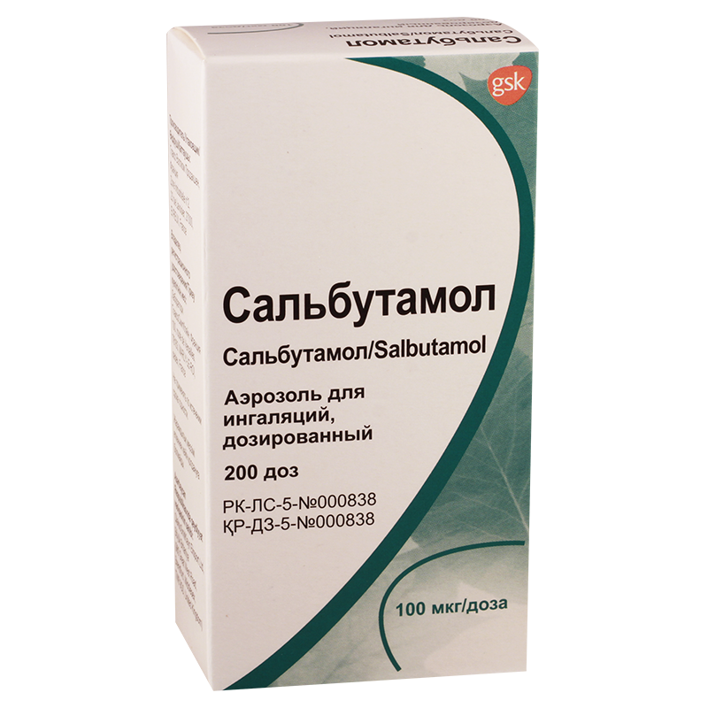 Сальбутамол MEDICINES Salbutamol aerosol 100mcg 200dose 10ml