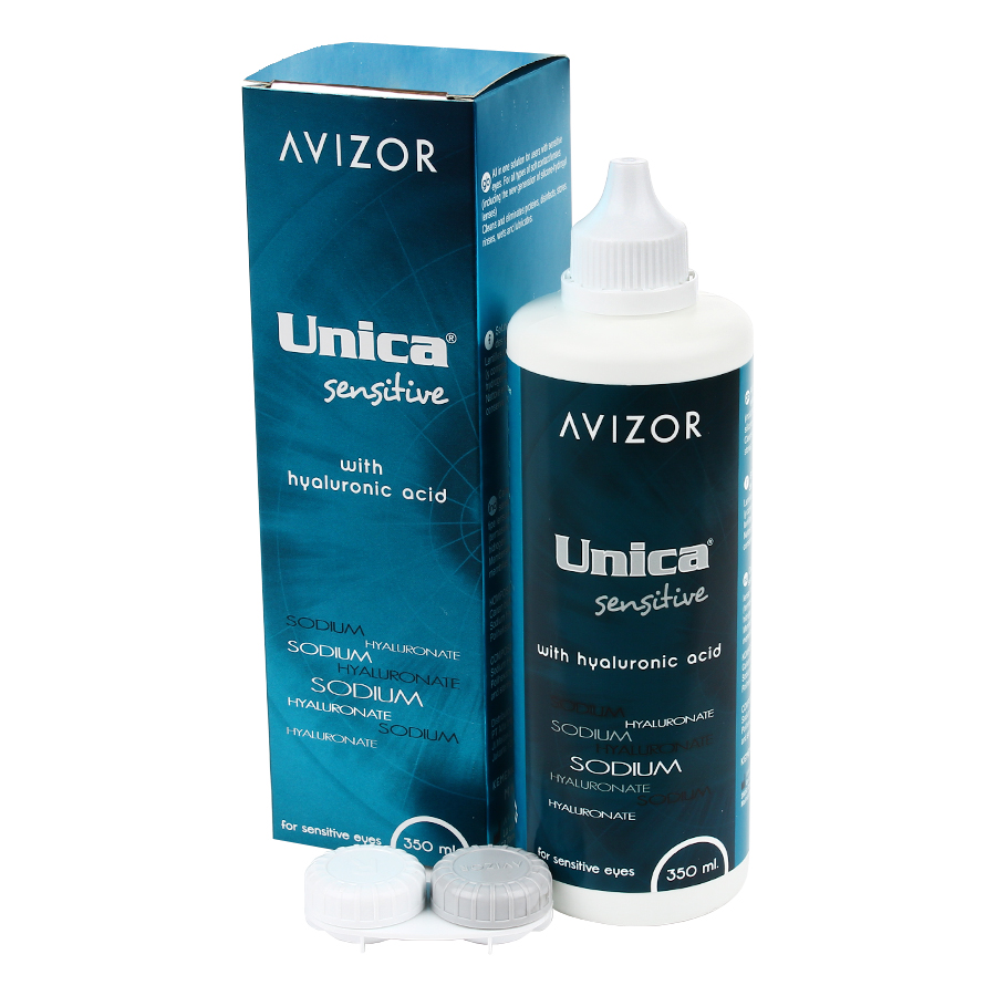 Раствор CARE PRODUCTS Unica Sensitive lens solution 350ml