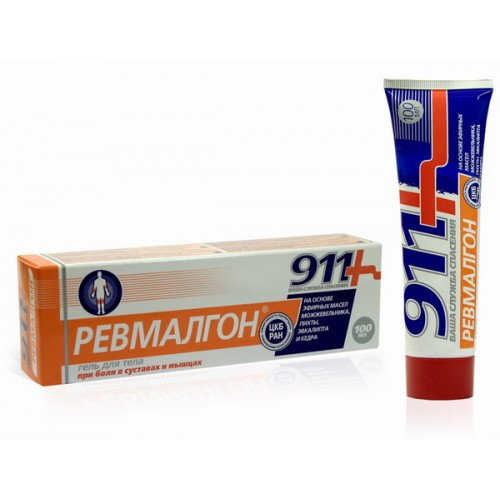 Ревмалгон MEDICINES 911 Revmalgon body gel 100ml