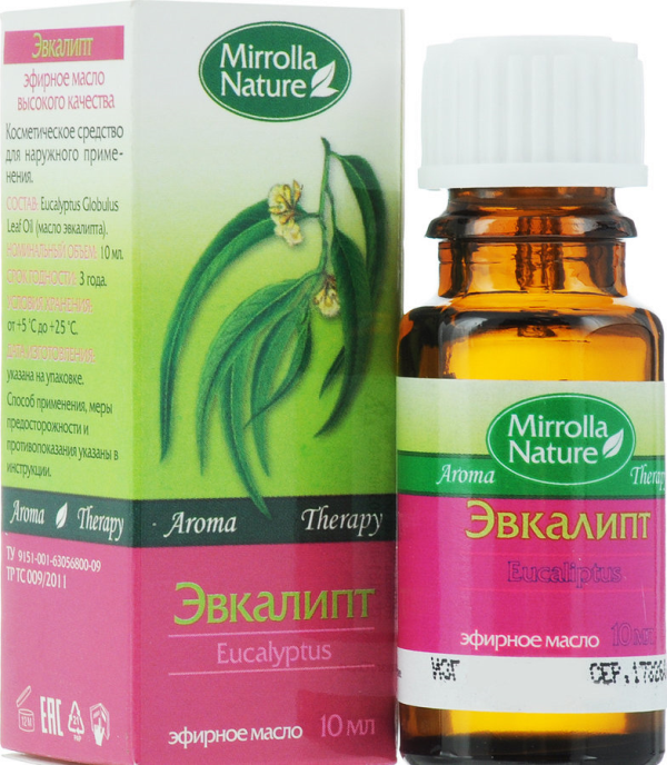 Эвкалиптовое MEDICINES Eucalyptus essential oil 10ml