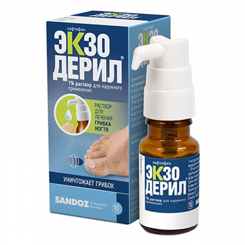 Экзодерил MEDICINES Exoderil solution 1% 10ml