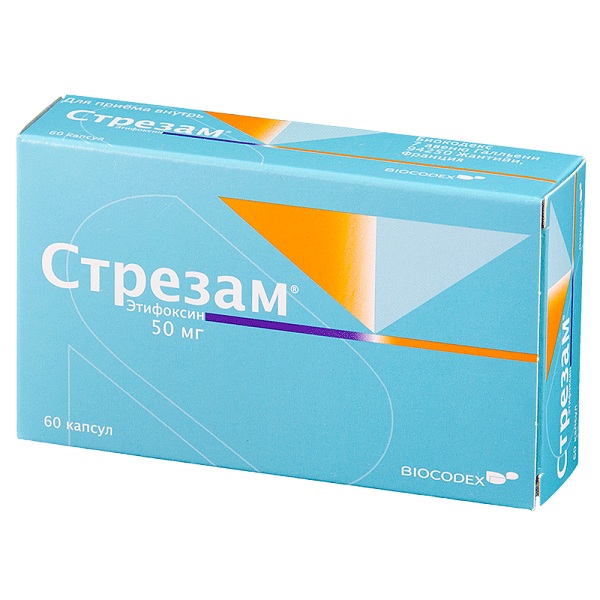 Стрезам MEDICINES Stresam capsules 50mg x 60