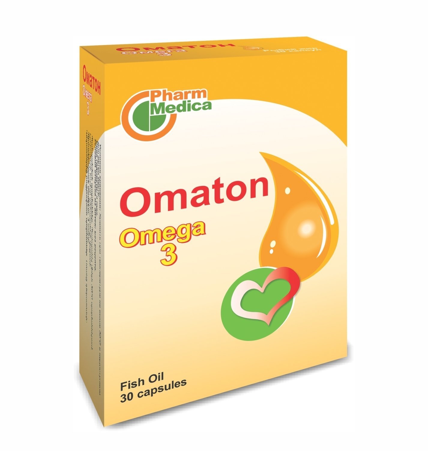 Оматон MEDICINES Omaton Omega-3 (fish oil) capsules 1000mg x 30