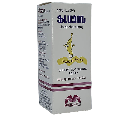 Флазон MEDICINES Flazon suspension banana 125mg/5ml 100ml