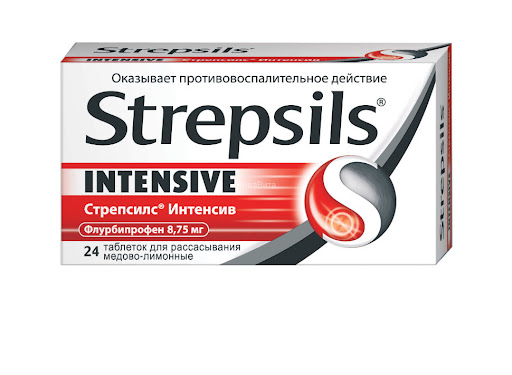 Стрепсилс MEDICINES Strepsils Intensive with Honey and Lemon tab. N24