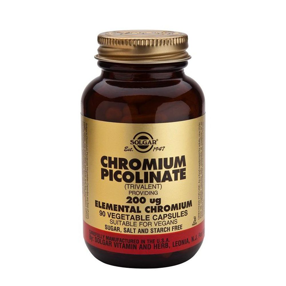 Пиколинат MEDICINES Chromium picolinate capsules x 90 Solgar