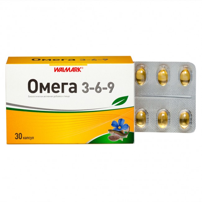 Омега MEDICINES OMEGA 3-6-9 capsules x 30 Walmark