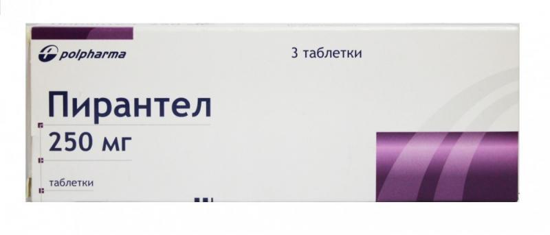 Пирантел MEDICINES Pyrantel tablets 250mg x 3