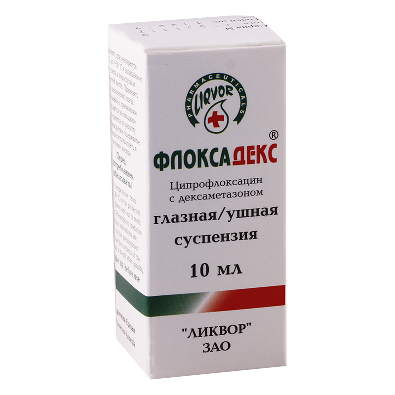 Флоксадекс MEDICINES Floksadeks eye/ear. drops 10ml