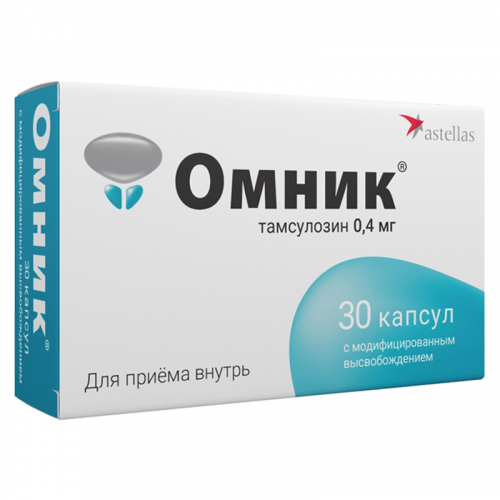 Омник MEDICINES Omnic capsules 0,4mg x 30 Astellas