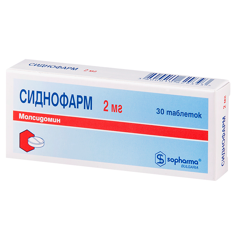 Сиднофарм MEDICINES Sydnopharm tablets 2mg x 30