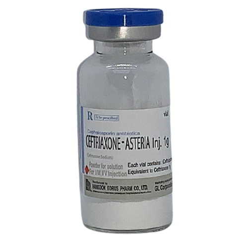 Цефтриаксон MEDICINES Ceftriaxone-Asteria vial 1գ N1