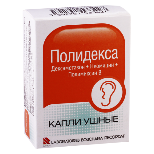 Полидекса MEDICINES Polydexa ear drops 10,5ml