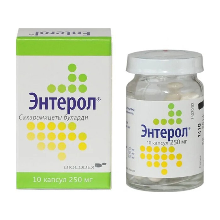 Энтерол MEDICINES Enterol capsules 250mg x 10