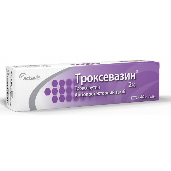 Троксевазин MEDICINES Troxevasin gel 2% 40g