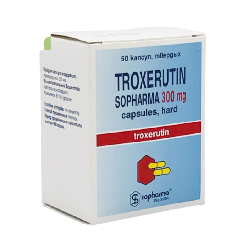 Троксерутин MEDICINES Troxerutin capsules 300mg x 50