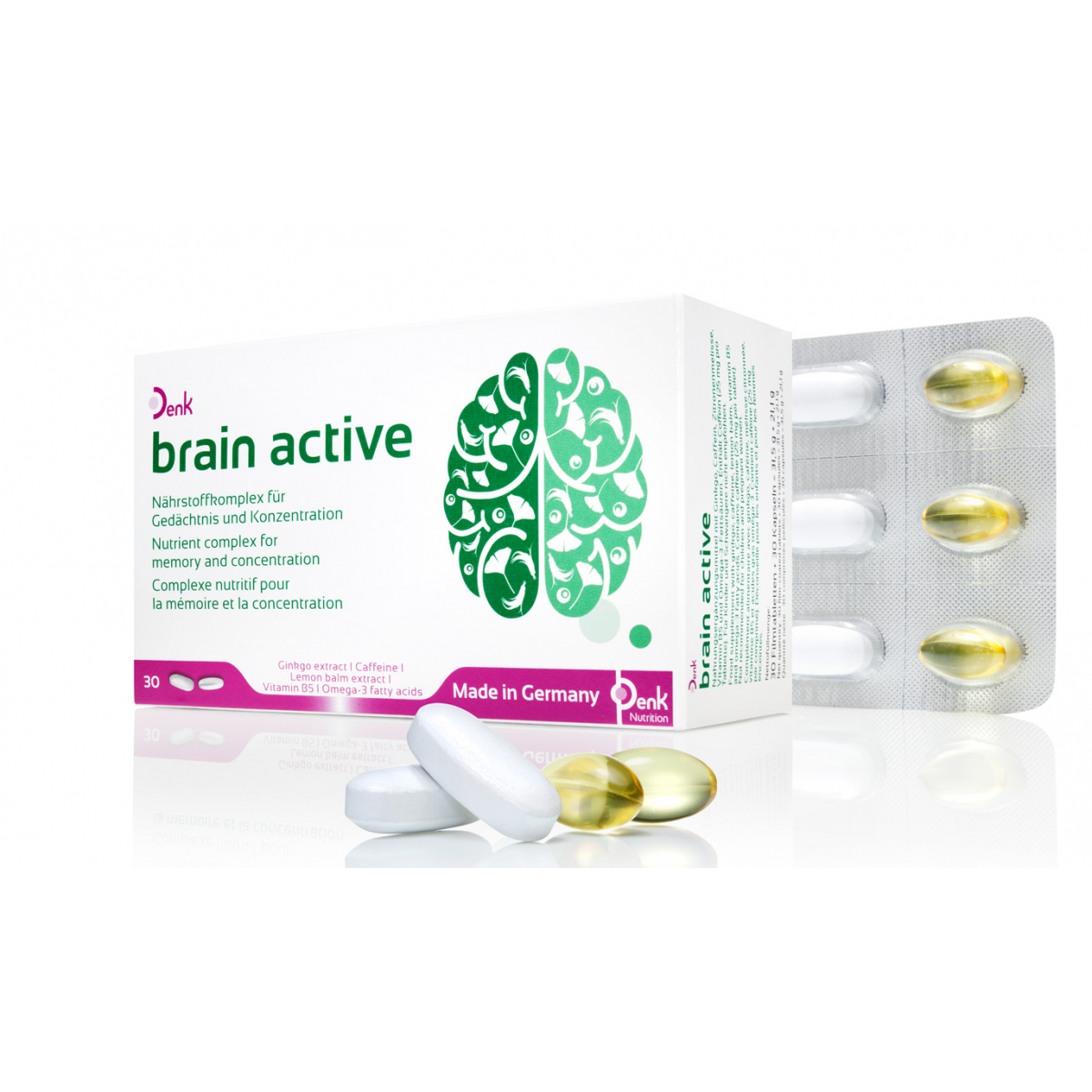 Брейн MEDICINES Brain Active tablets x 30 + capsules x 30