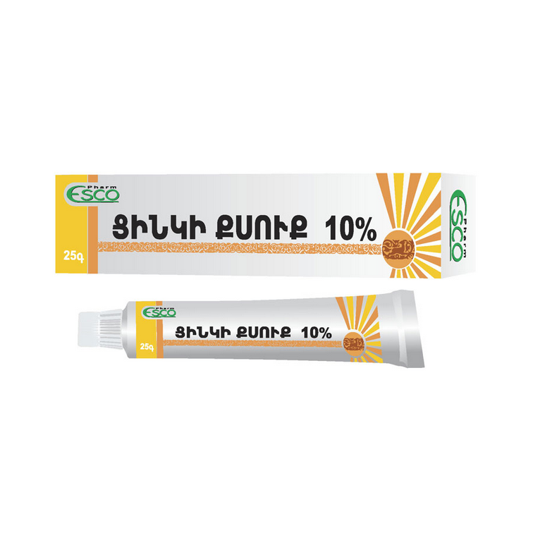 Цинковая ԴԵՂՈՐԱՅՔ Ցինկի քսուք 10% 25գ Էսկո-Ֆարմ