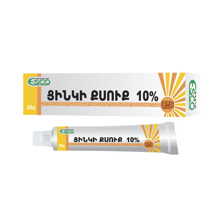 Цинковая MEDICINES Zinc ointment 10% 25g Esco-Pharm