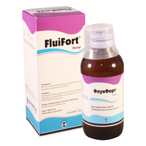 Флюифорт MEDICINES Fluifort syrup for adults 120ml