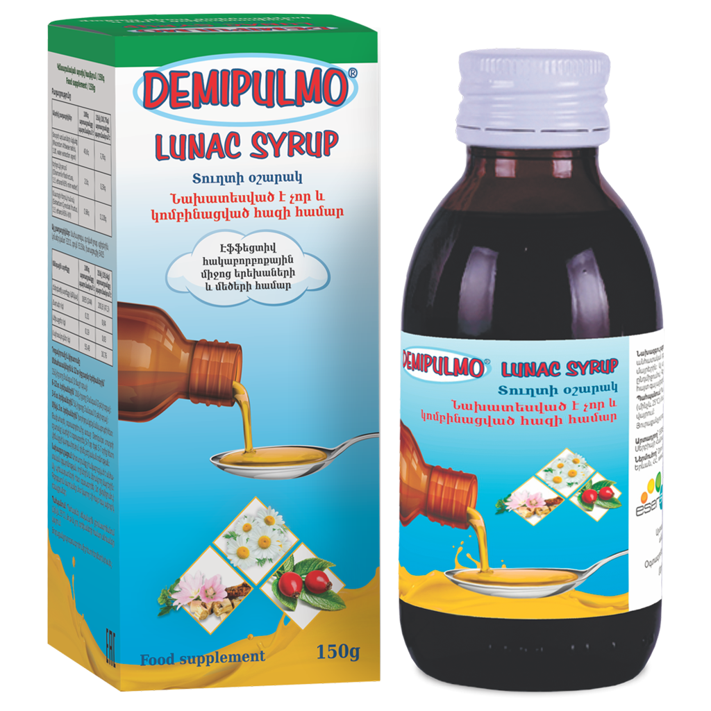 Демипульмо MEDICINES Demipulmo-Lunak althaea syrup 150ml