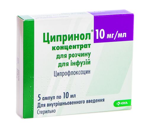 Ципринол MEDICINES Ciprinol ampules 100mg/10ml x 5