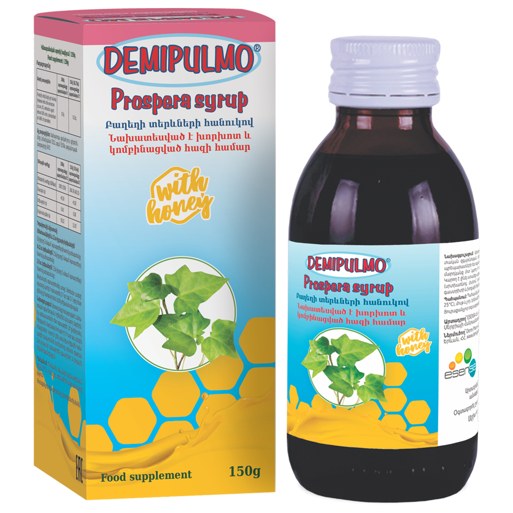 Демипульмо MEDICINES Demi Pulmo-Prospera ivy+honey 150 ml