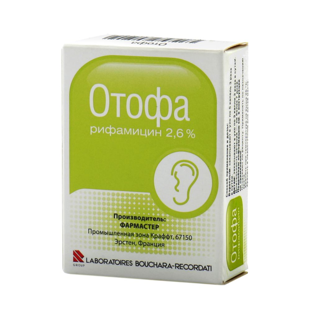 Отофа MEDICINES Otofa ear drops 2,6% 10ml