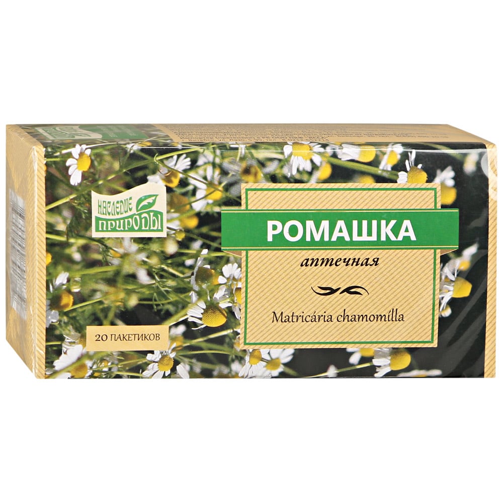 Ромашка ЛЕКАРСТВЕННЫЕ СРЕДСТВА Ромашка цветки чай ф/п 1,5г N20