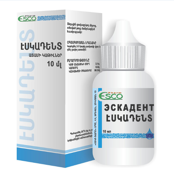 Эскадент(Зубные MEDICINES Escadent dental drops 10ml