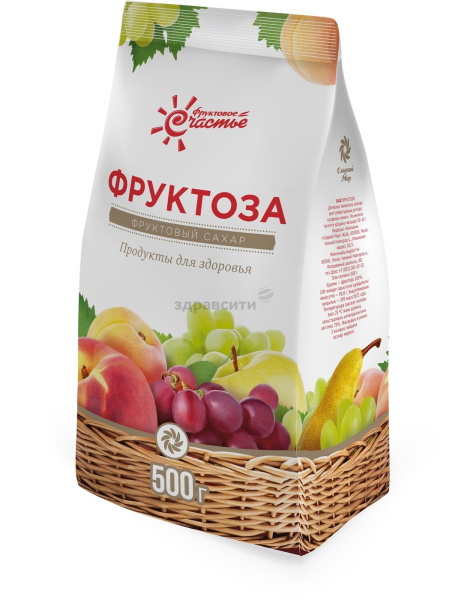 Фруктоза ЛЕКАРСТВЕННЫЕ СРЕДСТВА Фруктоза пор пак 500г Сладкий Мир