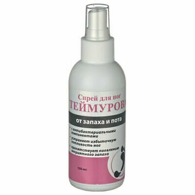 Теймурова MEDICINES Teymurova foot spray against odor and sweat 150ml