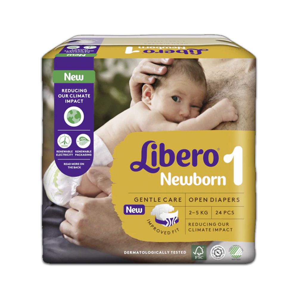 Либеро FOR KIDS Libero diapers #1 for newborns 2-5kg 24pcs