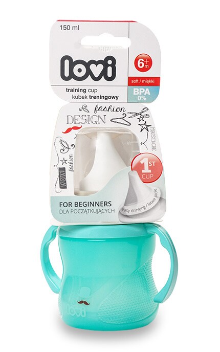 Лови FOR KIDS Training cup 150 ml Retro 6 moths +