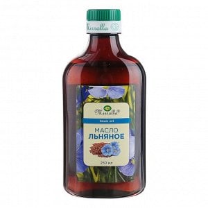 Льняное MEDICINES Flaxseed oil 250ml Mirrolla