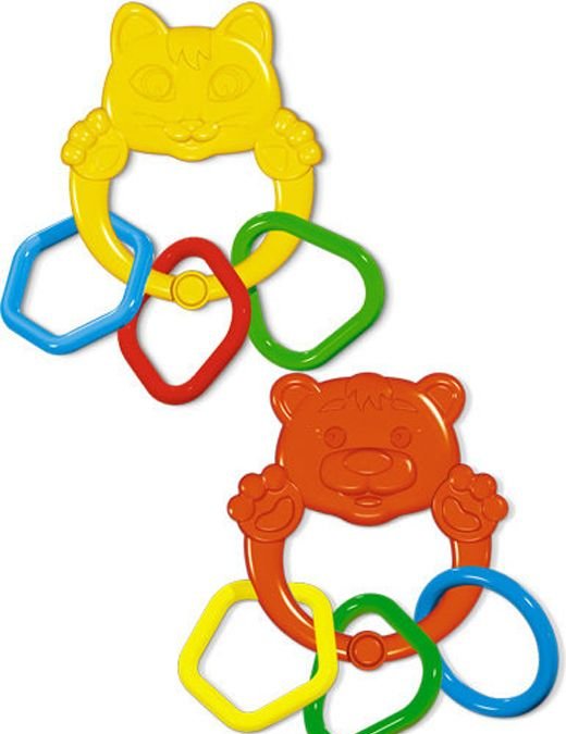 Стеллар FOR KIDS Stellar rattle. kitten and bear cub 01570