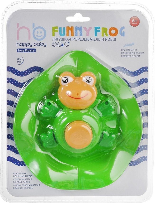 Счастливый FOR KIDS Happy baby frog toy (330060)