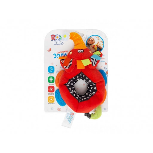 Рокси FOR KIDS Roxy baby elephant rattle Ellie 0m+ art20023