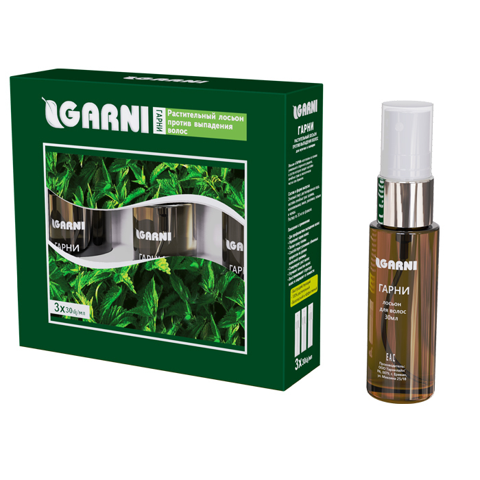 Гарни CARE PRODUCTS Garni herbal lotion against hair loss 30ml x 3