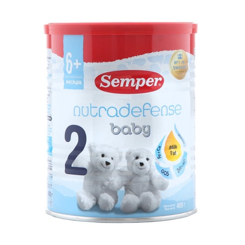 Сэмпер FOR KIDS Semper nutradefense baby 2 from 6+ months 400gr