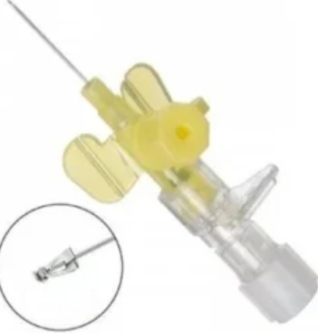 Катетер MEDICAL SUPPLIES Catheter venous VASOFIX Certo 24G with valves. (yellow.) 22mm