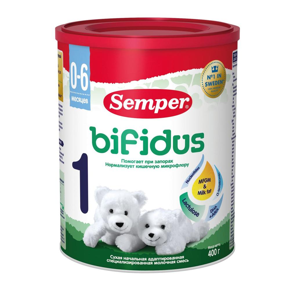 Сэмпер FOR KIDS Semper bifidus 1 from 0--6 months 400gr