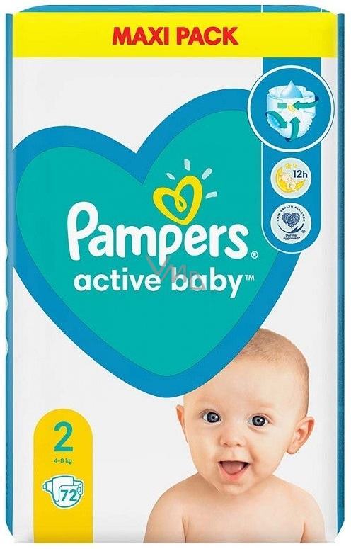 Памперс FOR KIDS Pampers diapers #2 3-6kg 72pcs