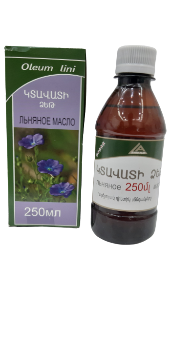 Льняное MEDICINES Linseed oil 250ml Leyko