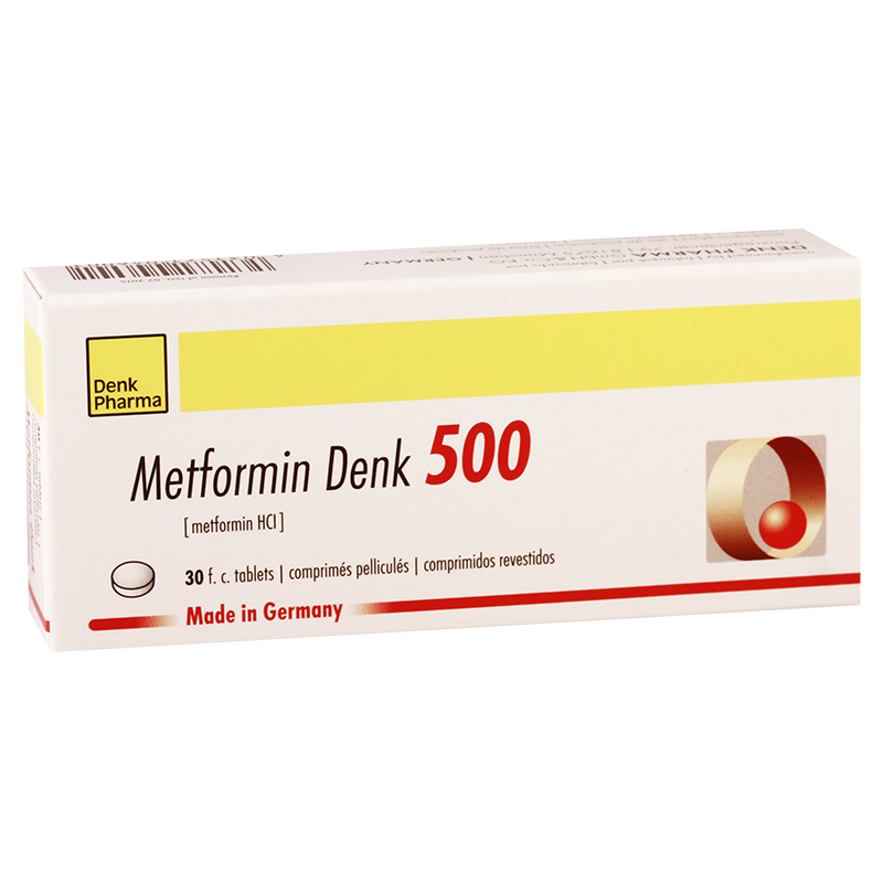 Метформин MEDICINES Metformin-Denk tablets 500mg x 30